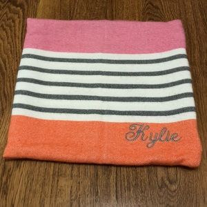 Pottery Barn personalized “Kylie” pillow cover